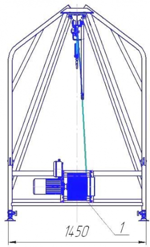 Подъемник строительный ПС-320 "Умелец" фото 4