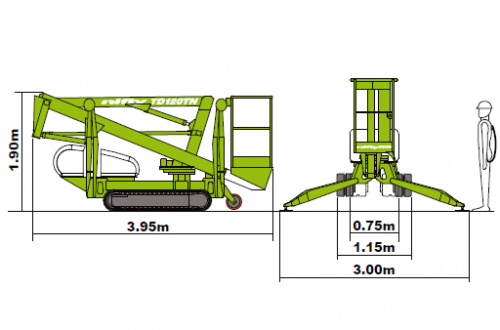 Niftylift TD 170 фото 3