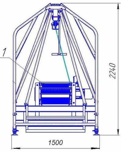 Подъемник строительный ПС-500С "Умелец" фото 3