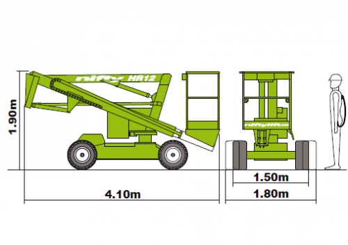 Niftylift HR 12 4x4 фото 3