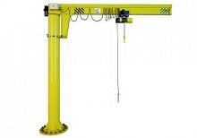 Кран консольный на колонне с ручным приводом поворота ККР-1-2000/2000